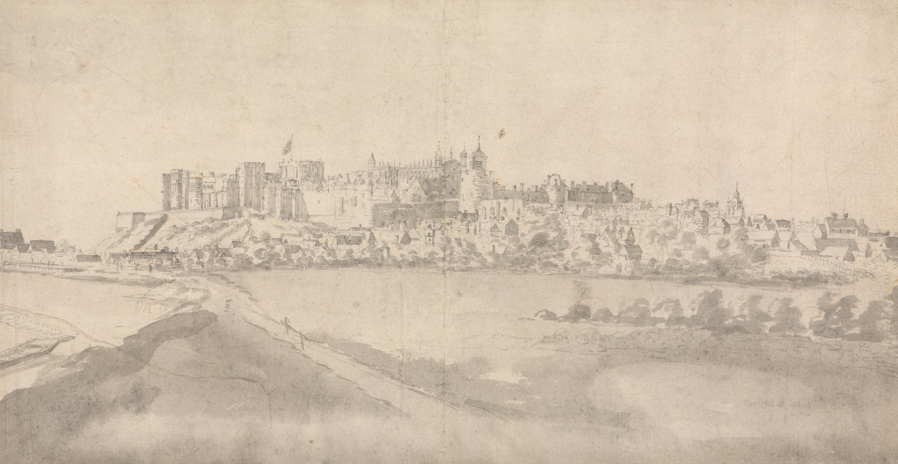 Vista del castillo de Windsor de Francis Place