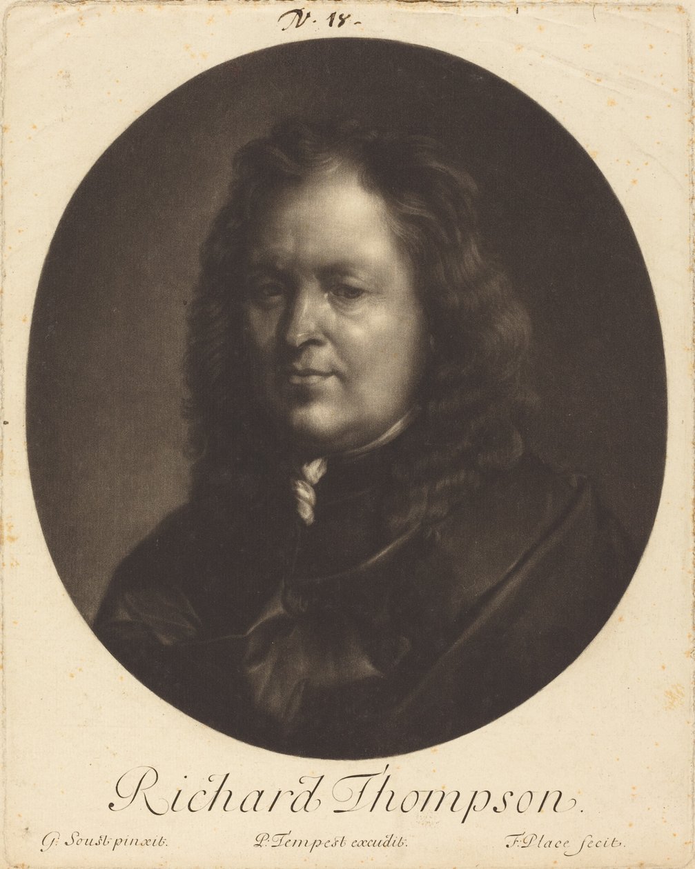Richard Tompson de Francis Place after Gerard Soest