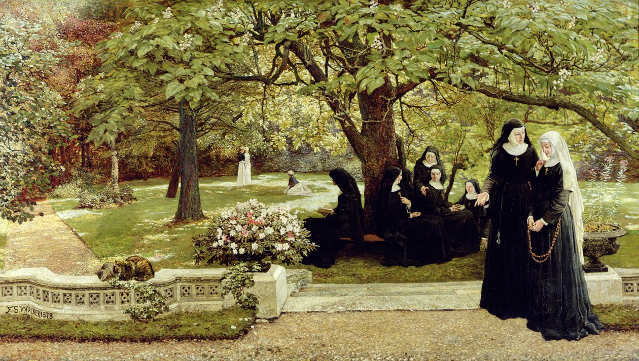 El jardín del convento de Francis S. Walker