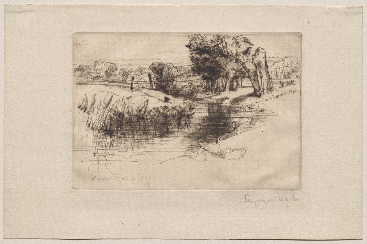 Un remanso de Francis Seymour Haden