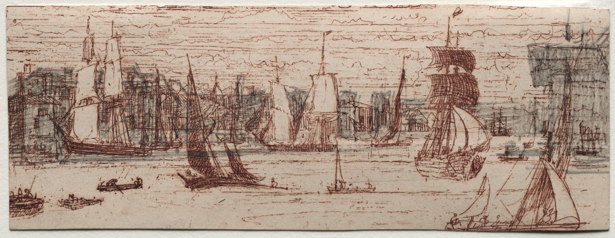 Un boceto de Greenwich de Francis Seymour Haden