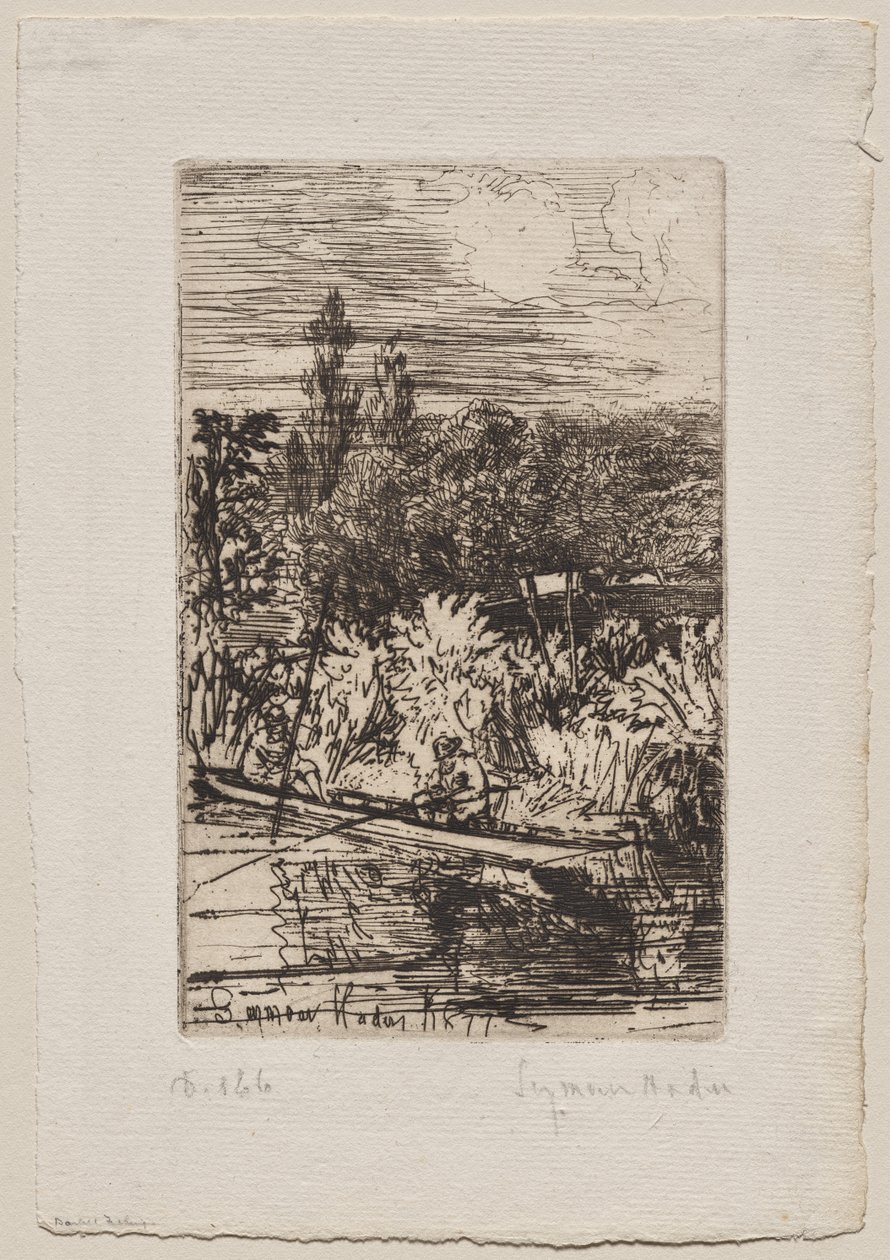 Pesca de Barbo de Francis Seymour Haden