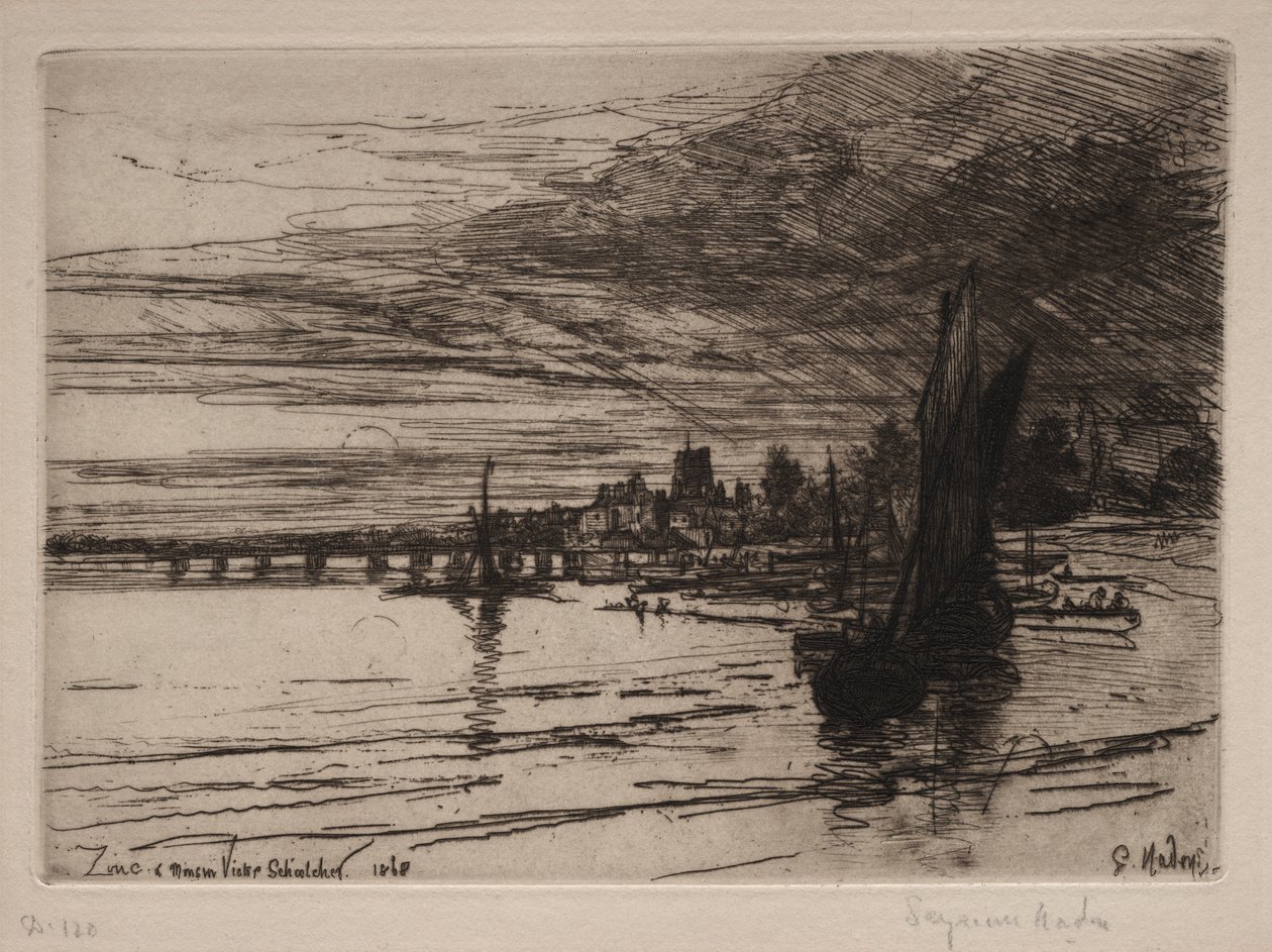 Puente de Battersea de Francis Seymour Haden