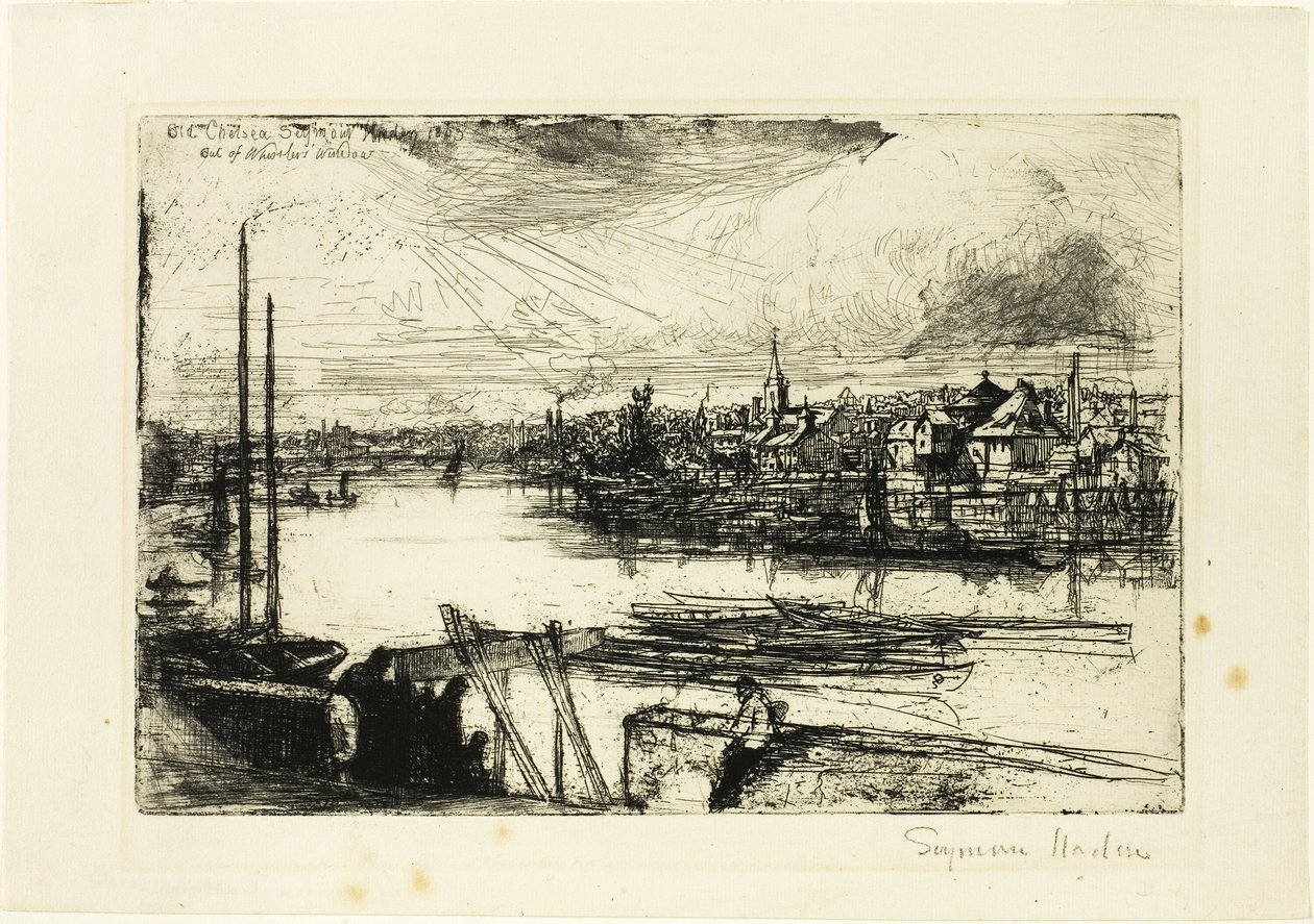Battersea Reach de Francis Seymour Haden