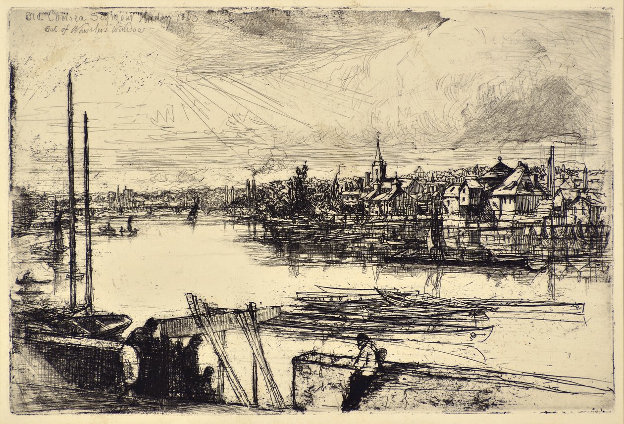 Alcance de Battersea de Francis Seymour Haden