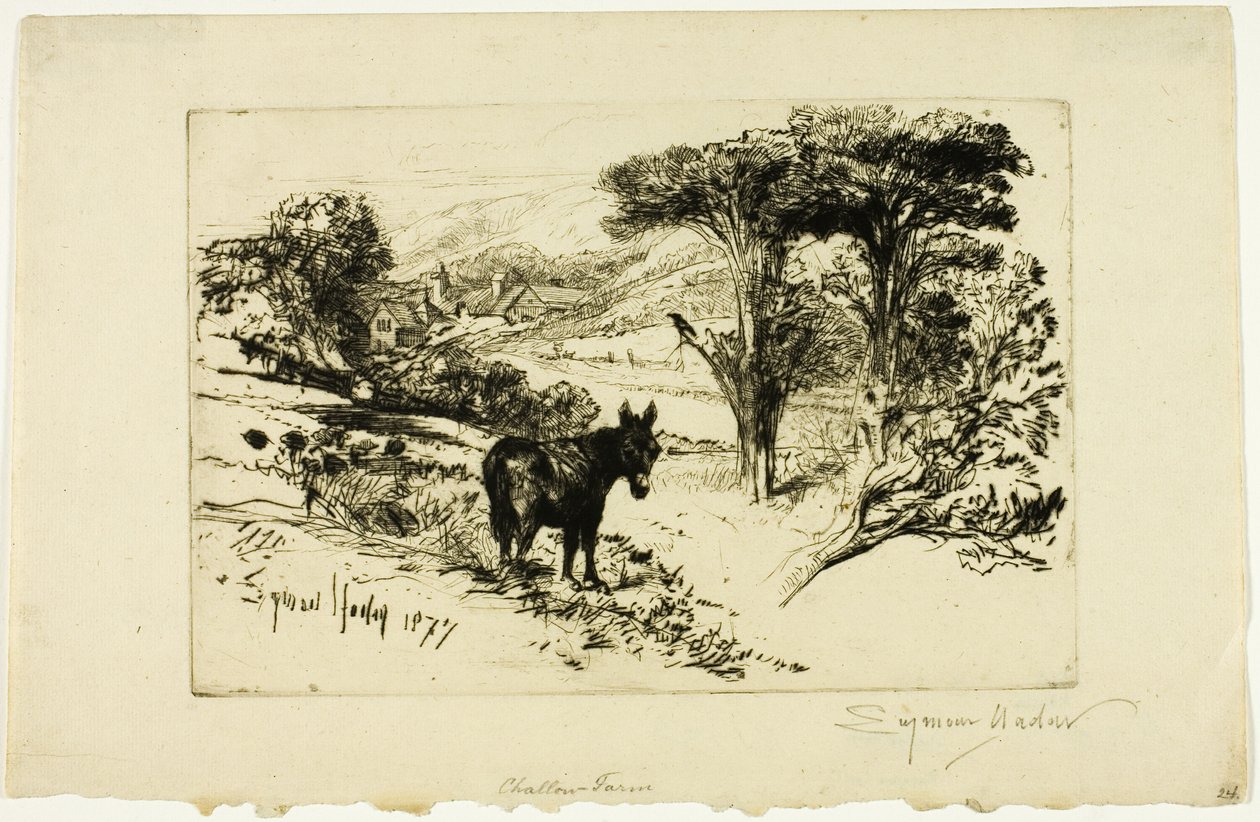Granja Challow de Francis Seymour Haden