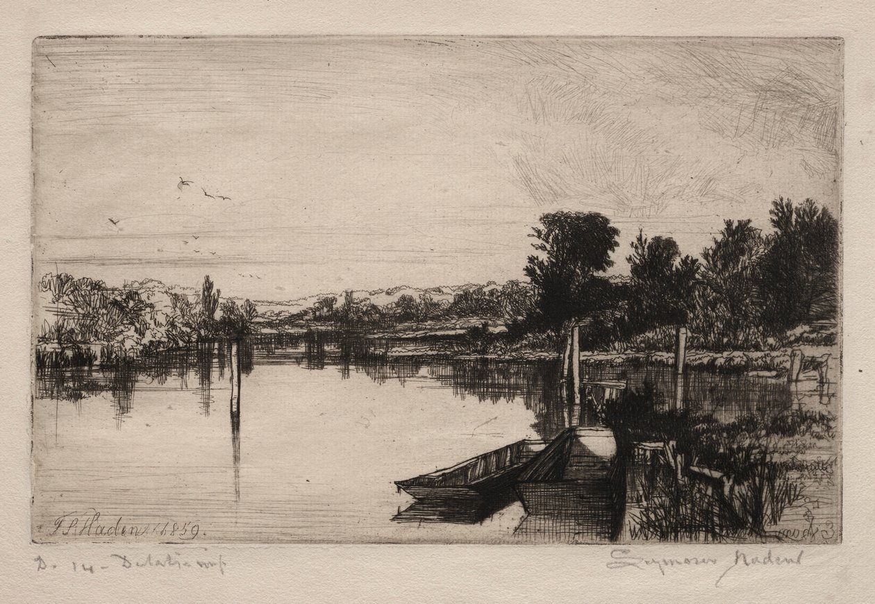 Egham, 1859 de Francis Seymour Haden
