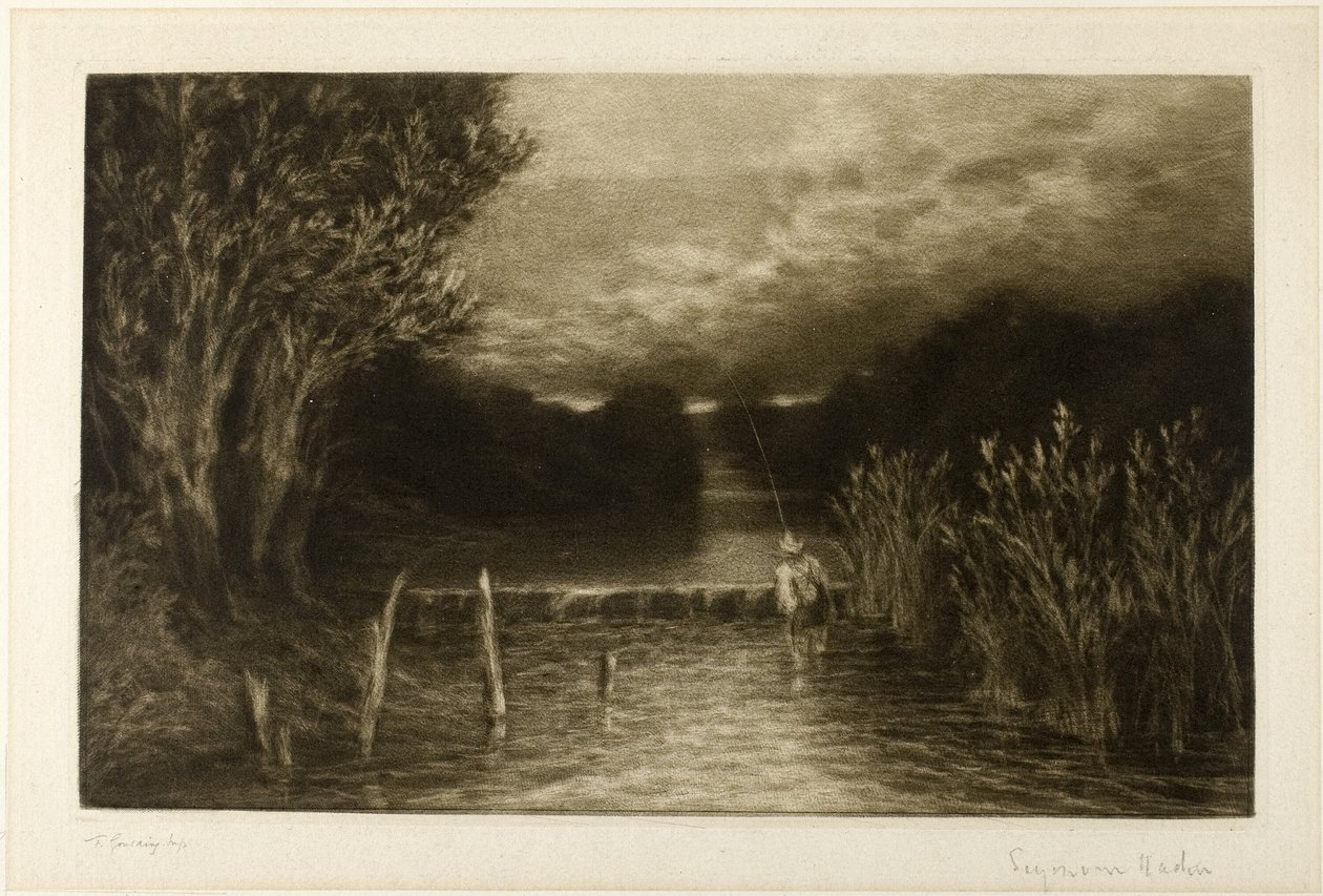 Pesca de Grayling de Francis Seymour Haden