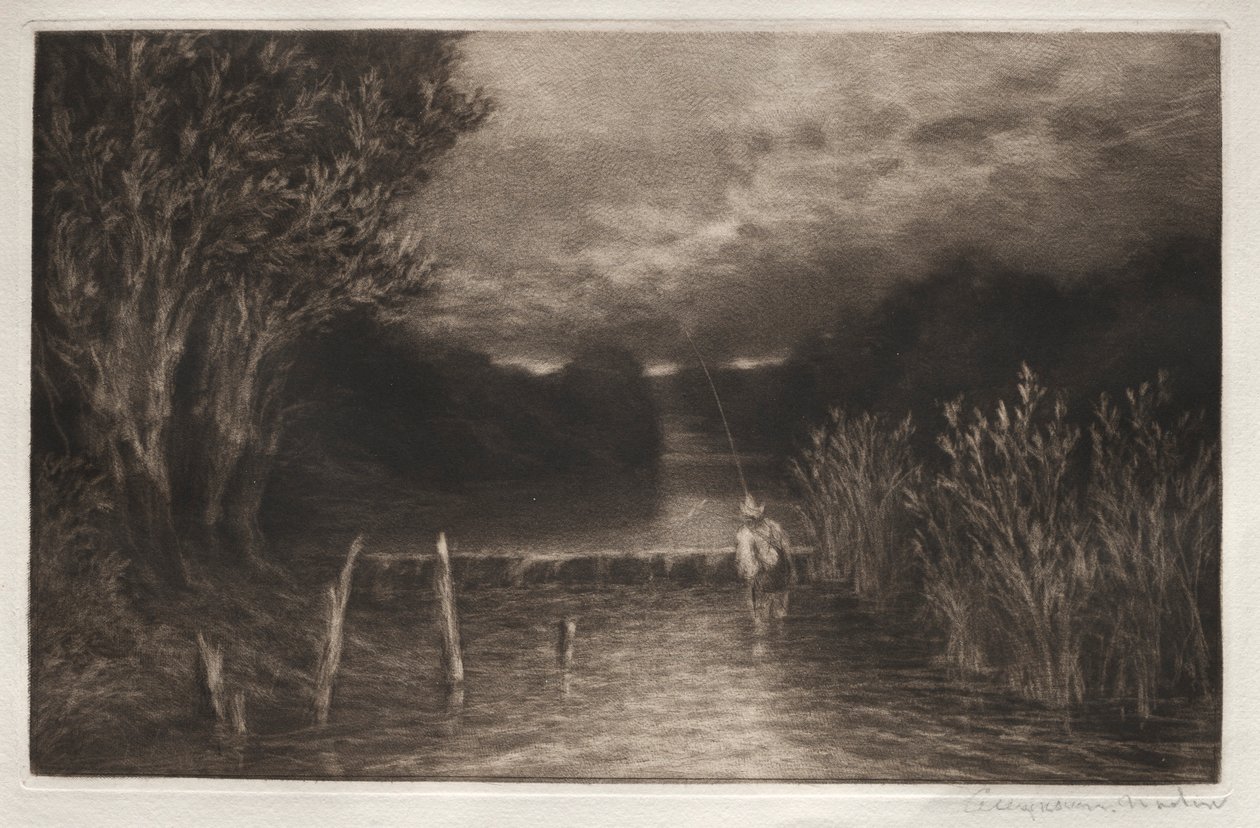 Pesca de Grayling, 1897 de Francis Seymour Haden