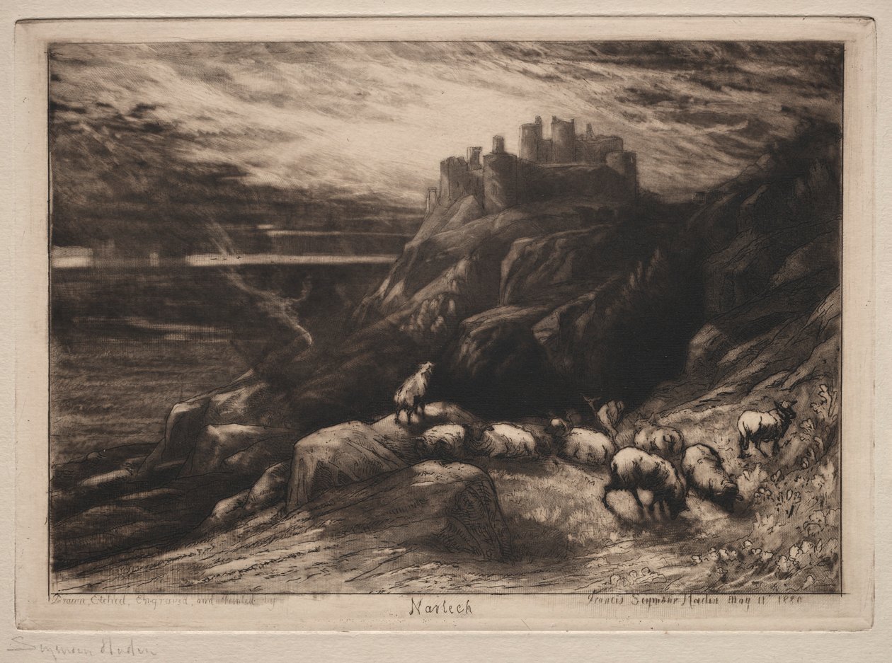 Harlech, 1880 de Francis Seymour Haden