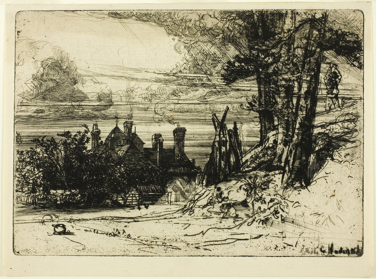 Casa de Horsley en Willesley de Francis Seymour Haden