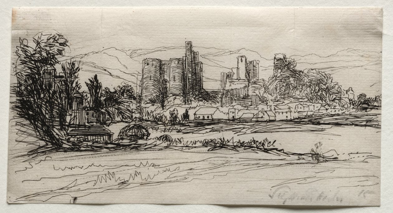Castillo de Kidwelly de Francis Seymour Haden