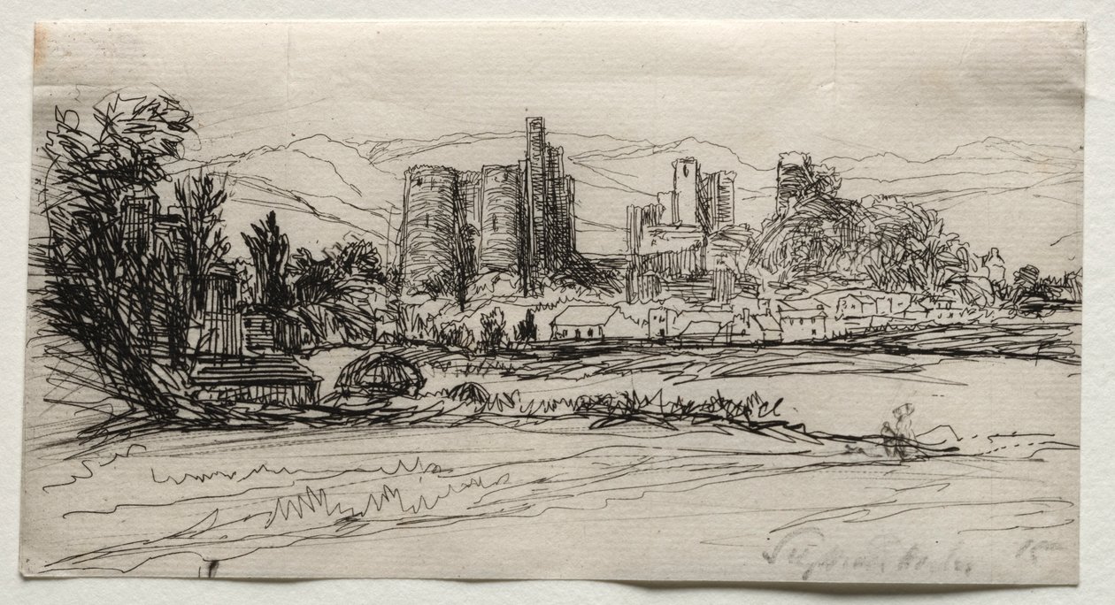 Castillo de Kidwelly, 1859 de Francis Seymour Haden