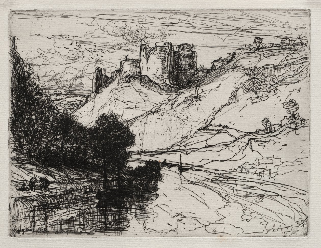 Castillo de Kilgaren de Francis Seymour Haden