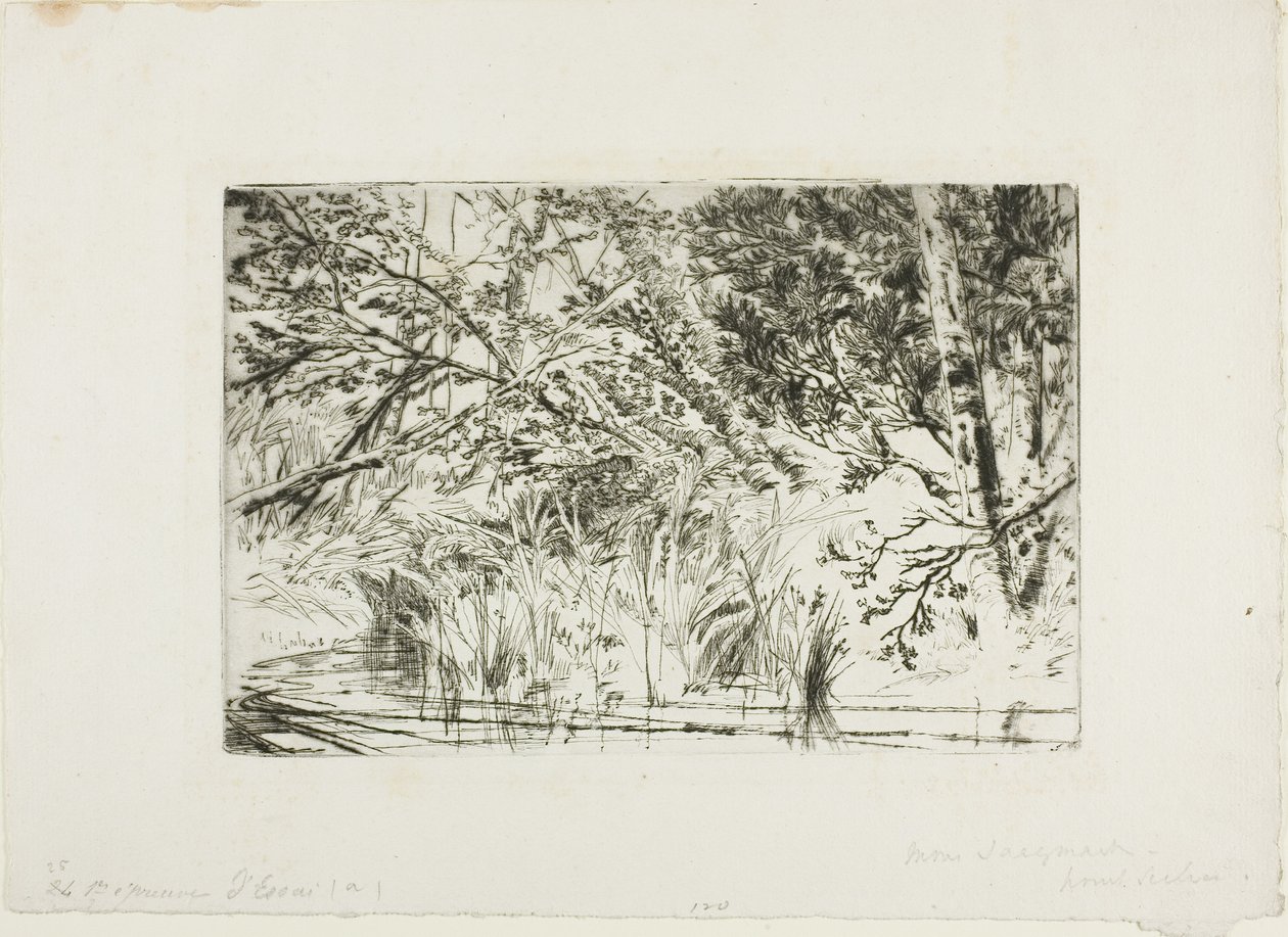 Boca de un arroyo, No. II de Francis Seymour Haden