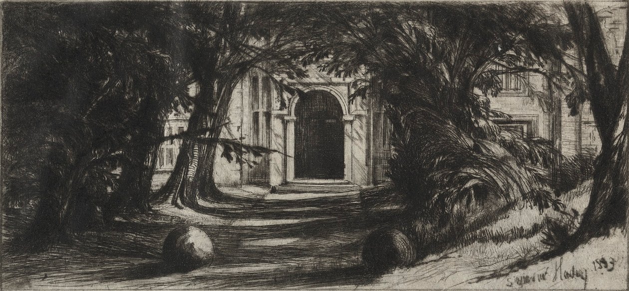 Mytton Hall, 1859 de Francis Seymour Haden