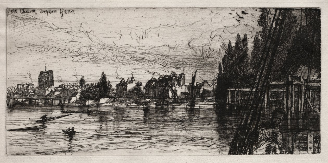 Iglesia Vieja de Chelsea de Francis Seymour Haden