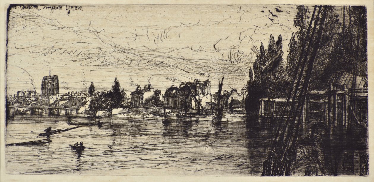 Iglesia de Old Chelsea de Francis Seymour Haden
