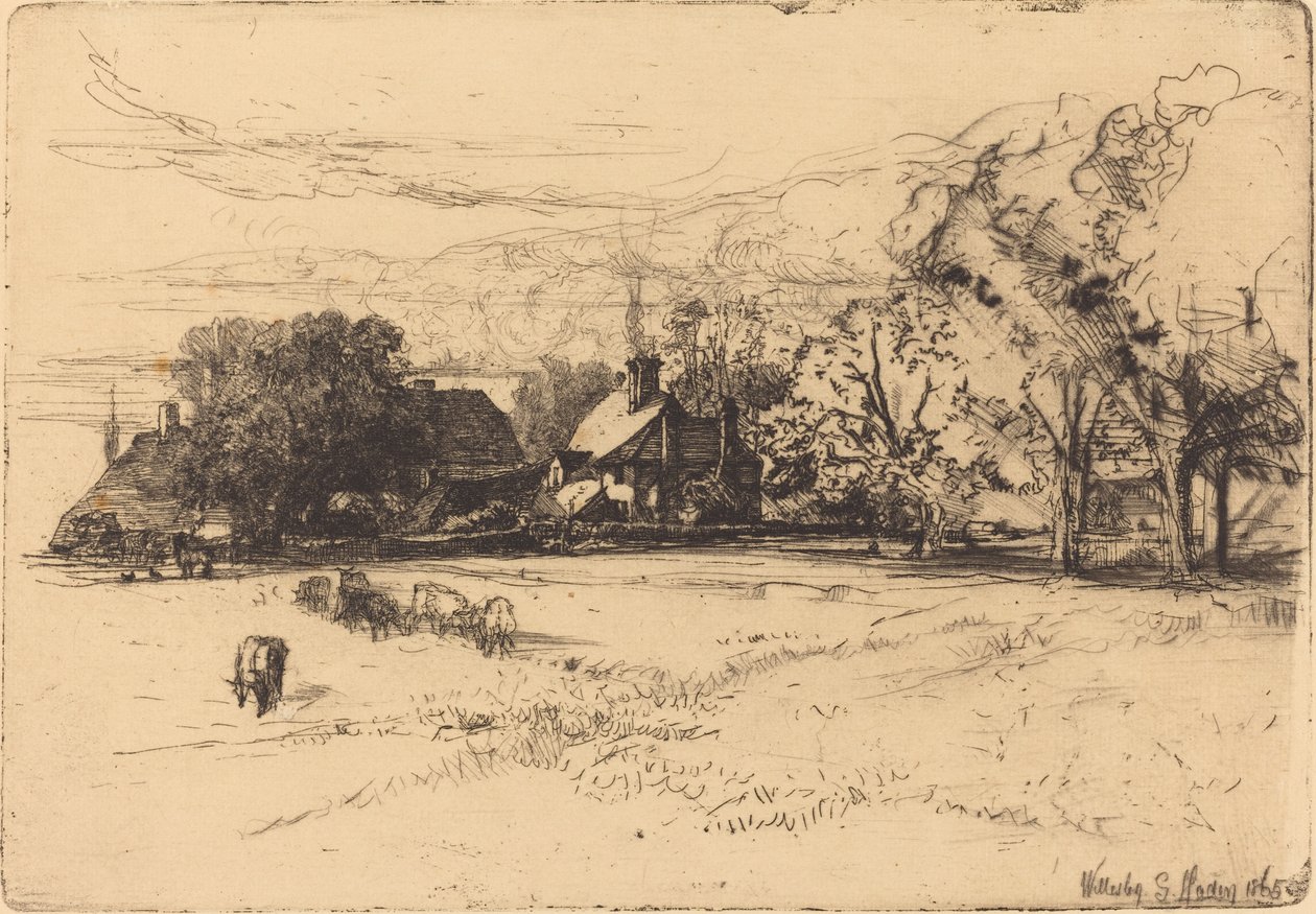 Old Willesley House de Francis Seymour Haden