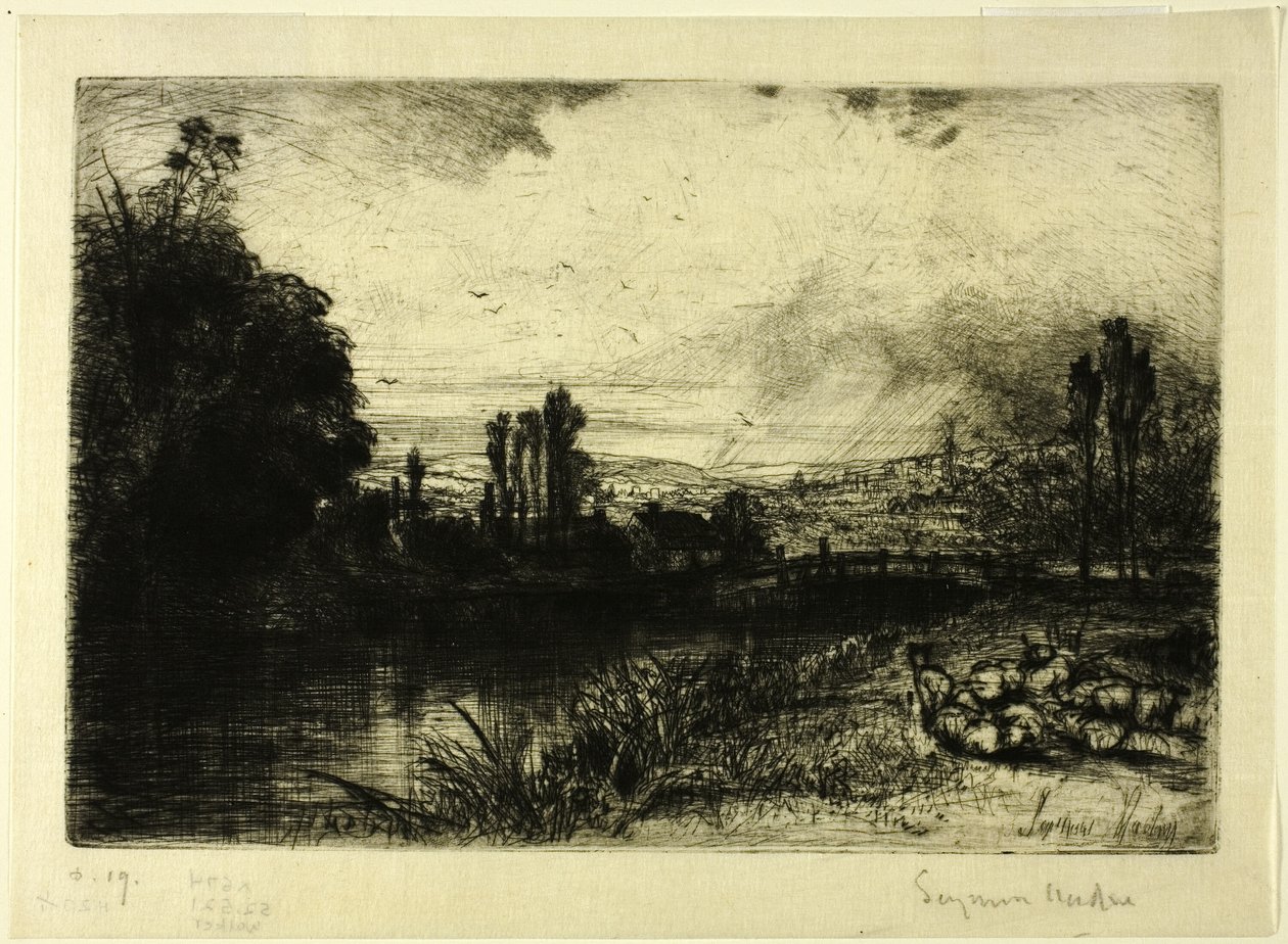 En la prueba de Francis Seymour Haden