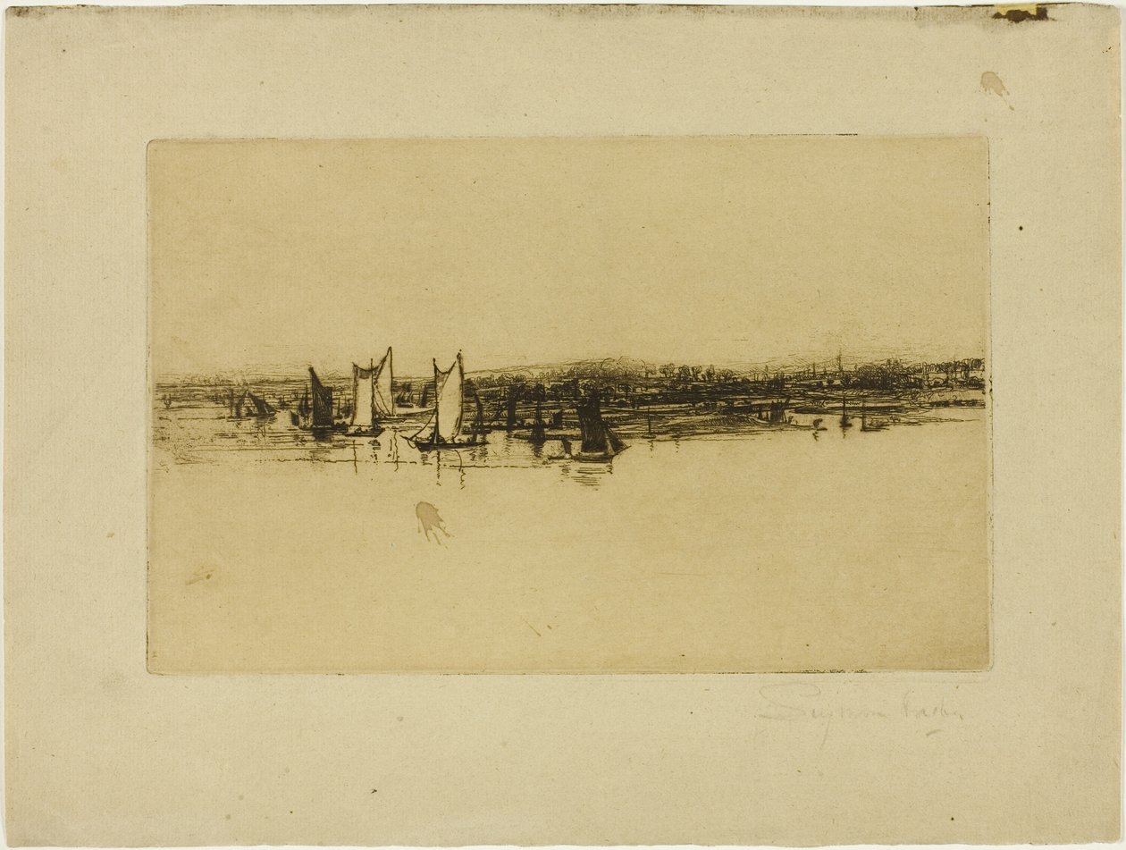 Frente a la Posada, Purfleet de Francis Seymour Haden