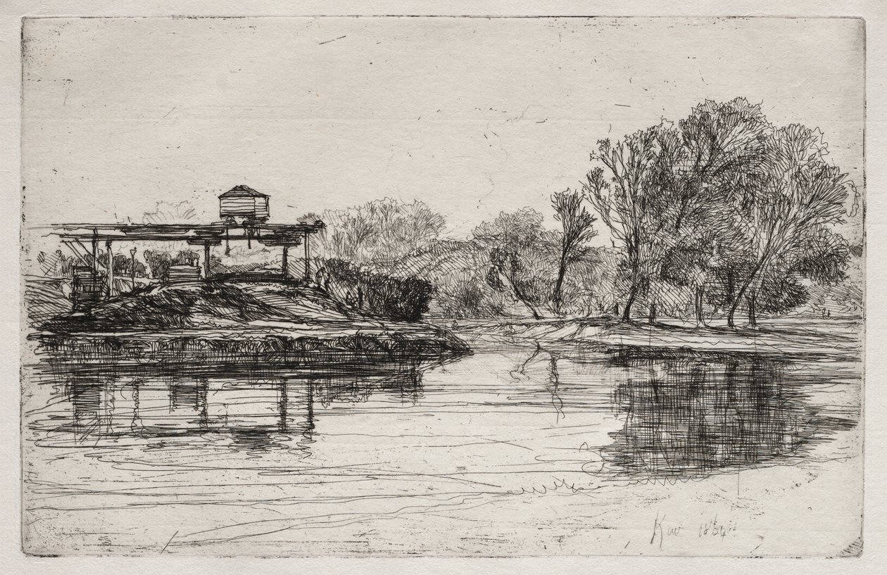 Invasión ferroviaria, 1864 de Francis Seymour Haden