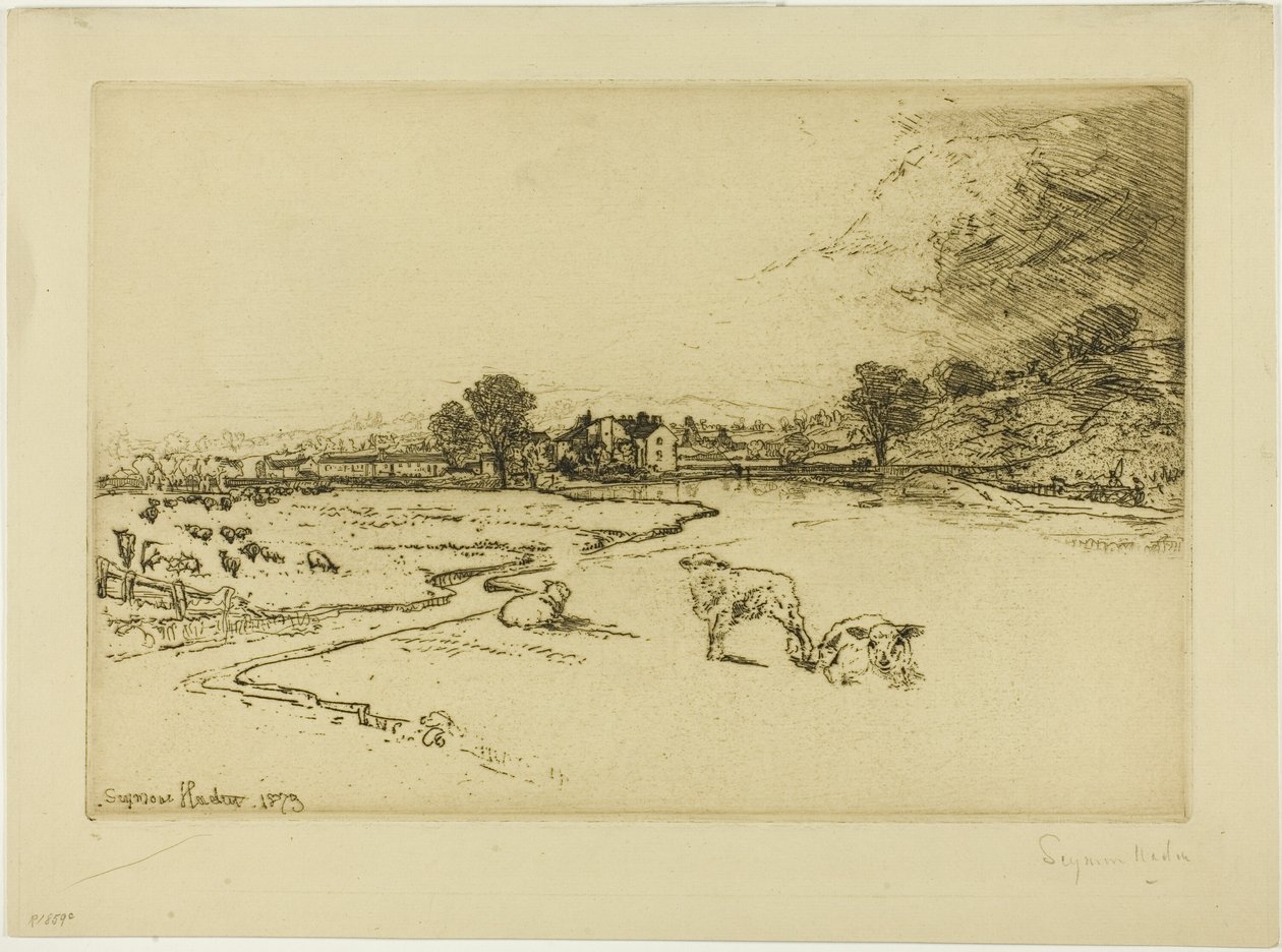 Abadía de Sawley de Francis Seymour Haden