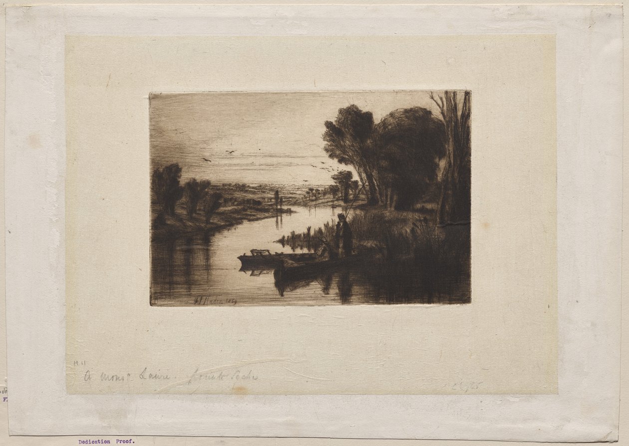 Pescador del Támesis de Francis Seymour Haden