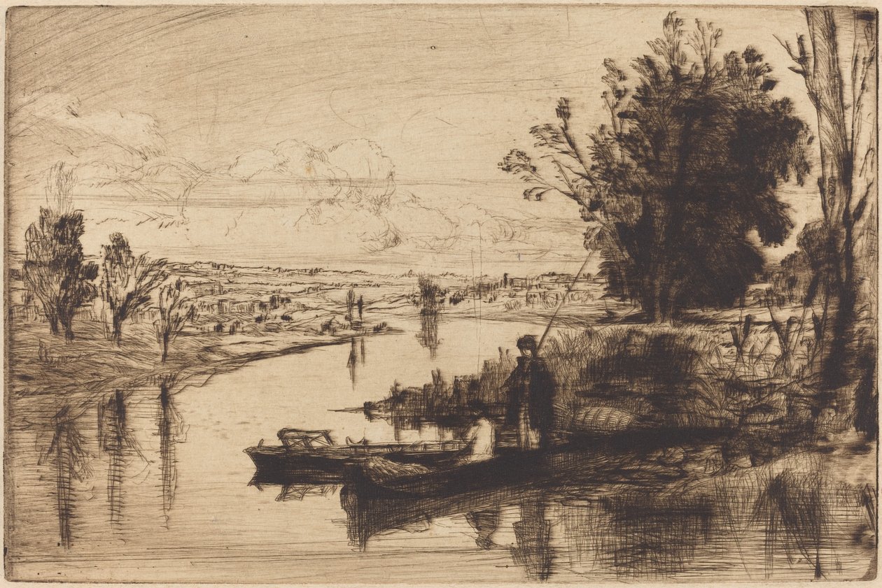 Pescadores del Támesis de Francis Seymour Haden