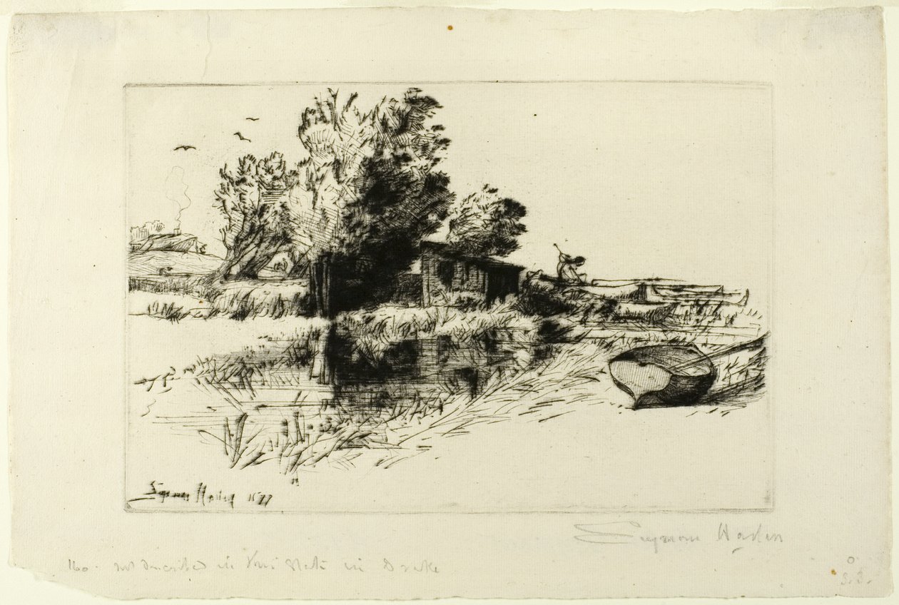 La pequeña casa-barco de Francis Seymour Haden