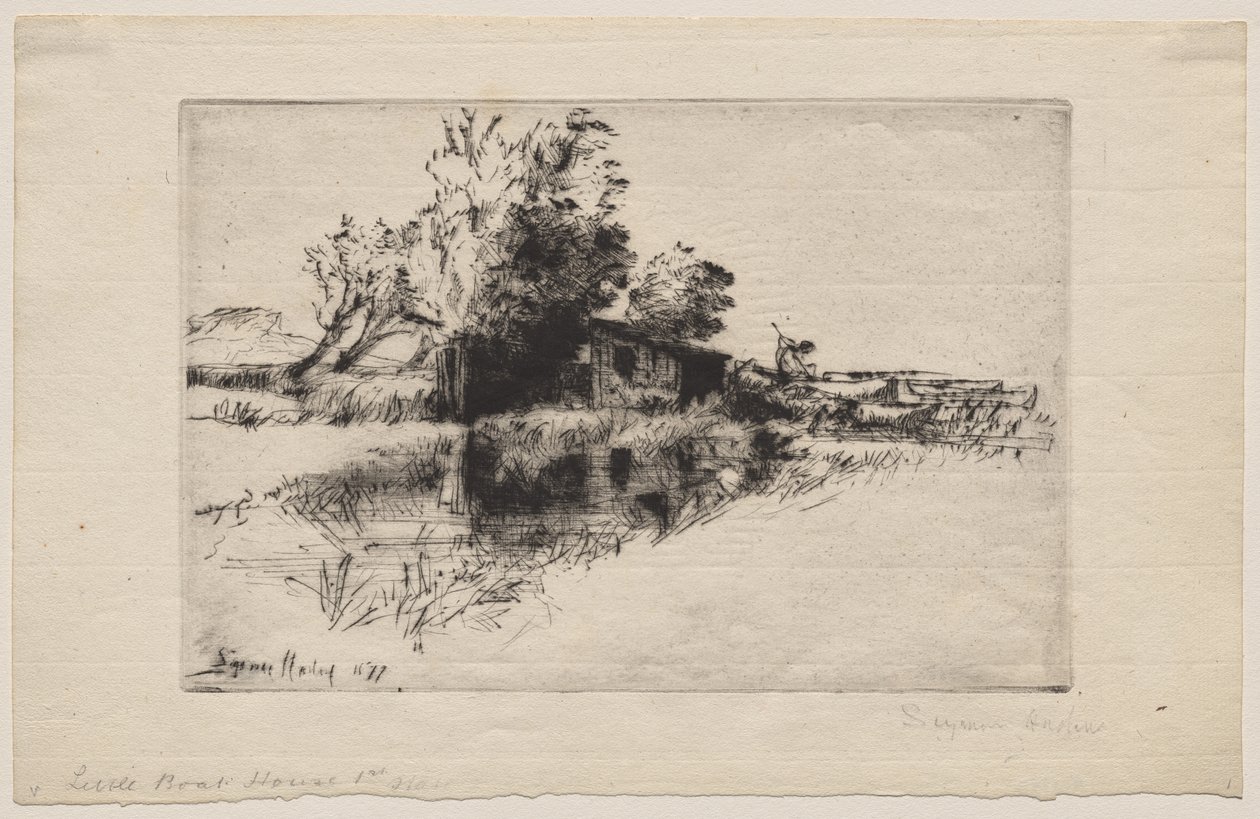 La Pequeña Casa de Botes de Francis Seymour Haden