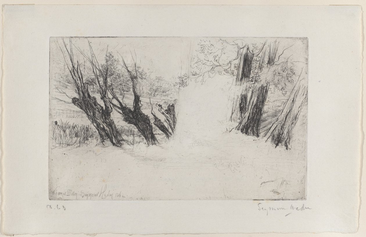 El paseo de los amantes, No. I de Francis Seymour Haden
