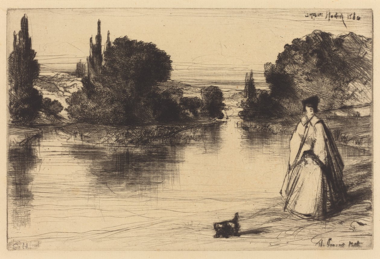 El camino de remolque de Francis Seymour Haden