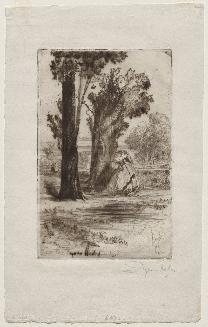 Vicaría en Sonning de Francis Seymour Haden