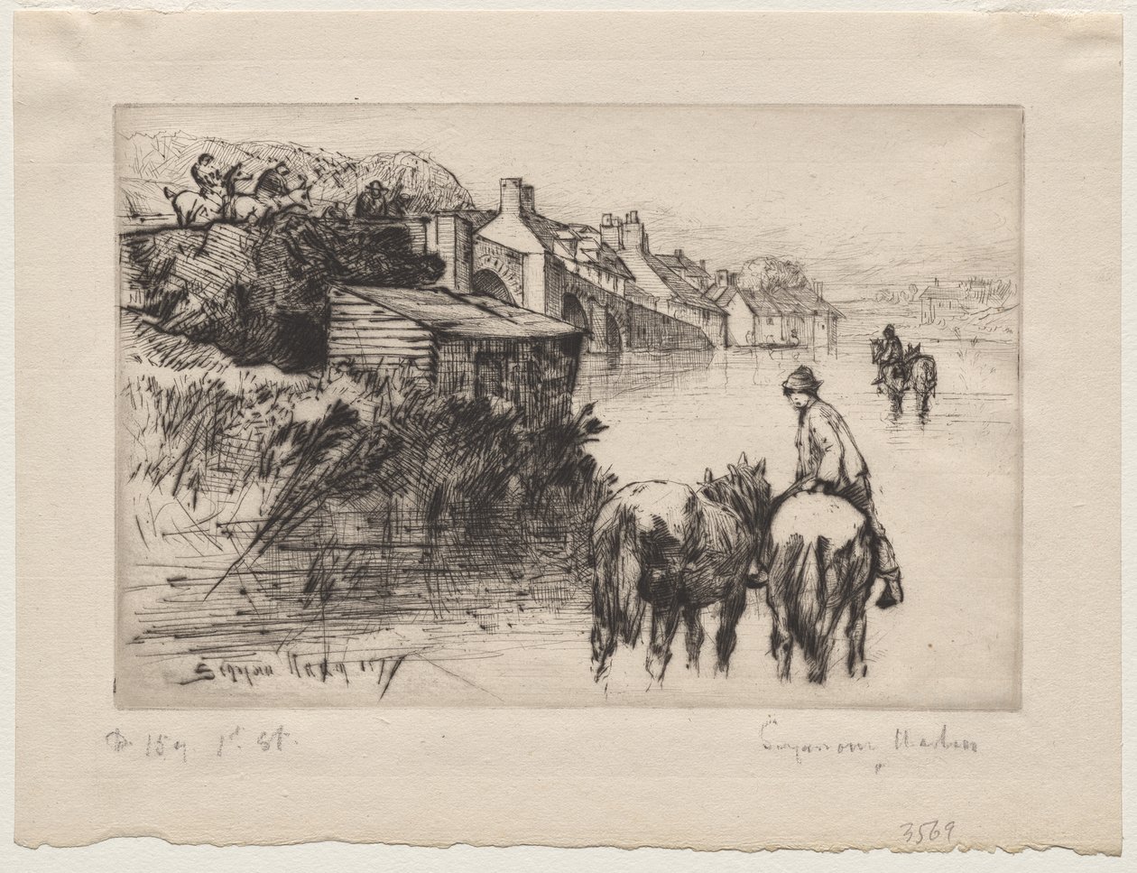 Puente de Wareham de Francis Seymour Haden