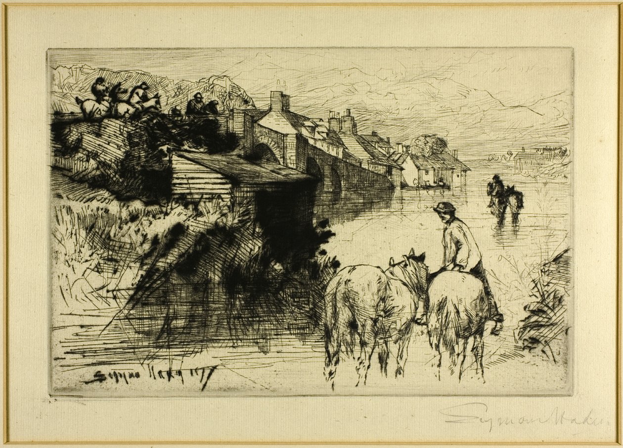 Puente de Wareham de Francis Seymour Haden