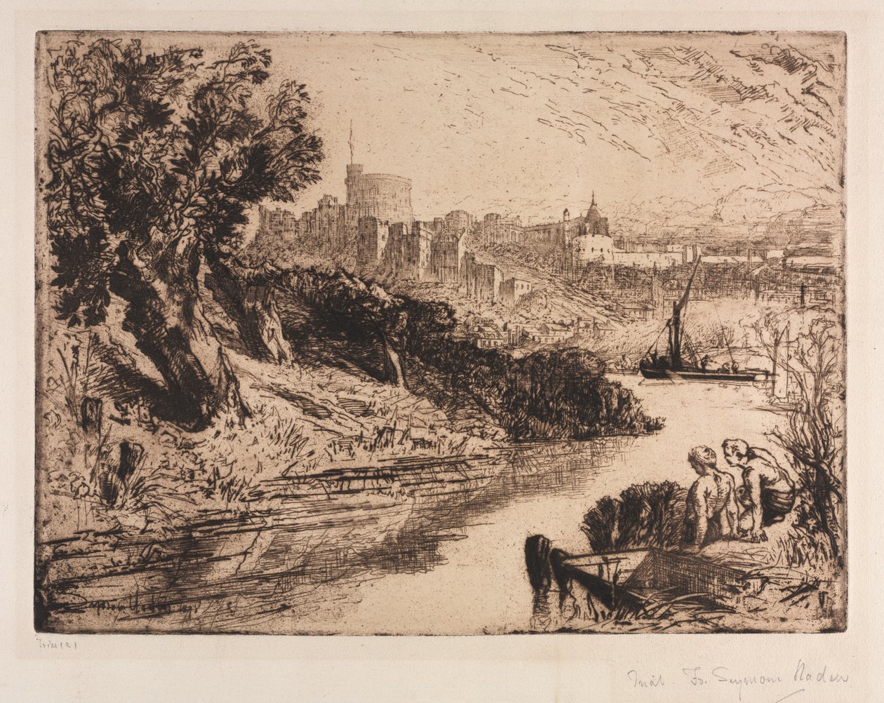 Castillo de Windsor de Francis Seymour Haden