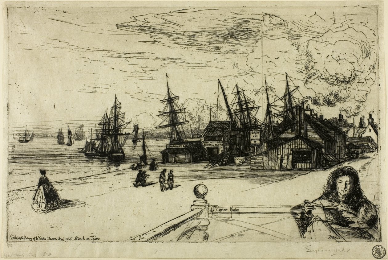 Taberna Yacht, Erith de Francis Seymour Haden
