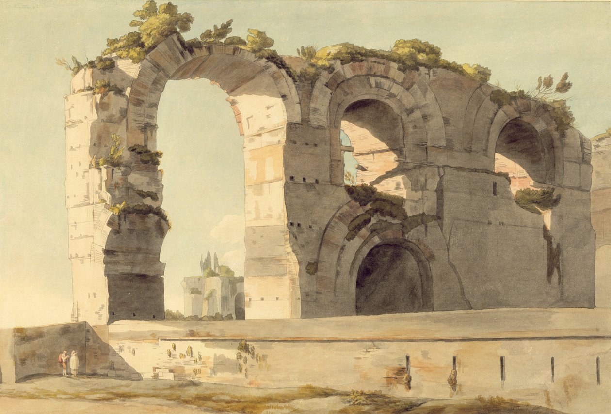 El acueducto de Claudio, Roma de Francis Towne