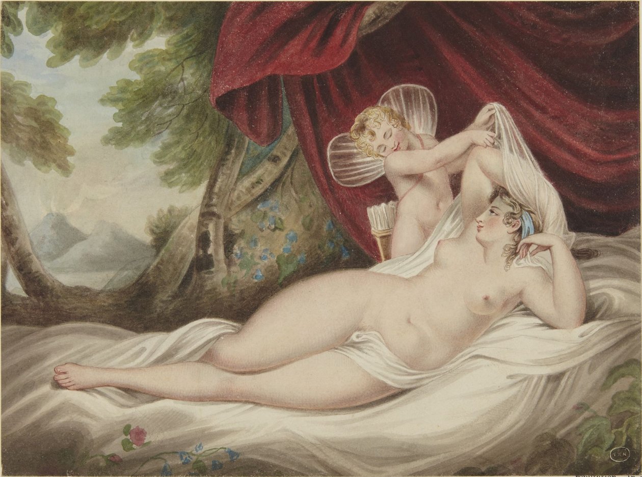 Cupido desvela a Venus de Francis Wheatley