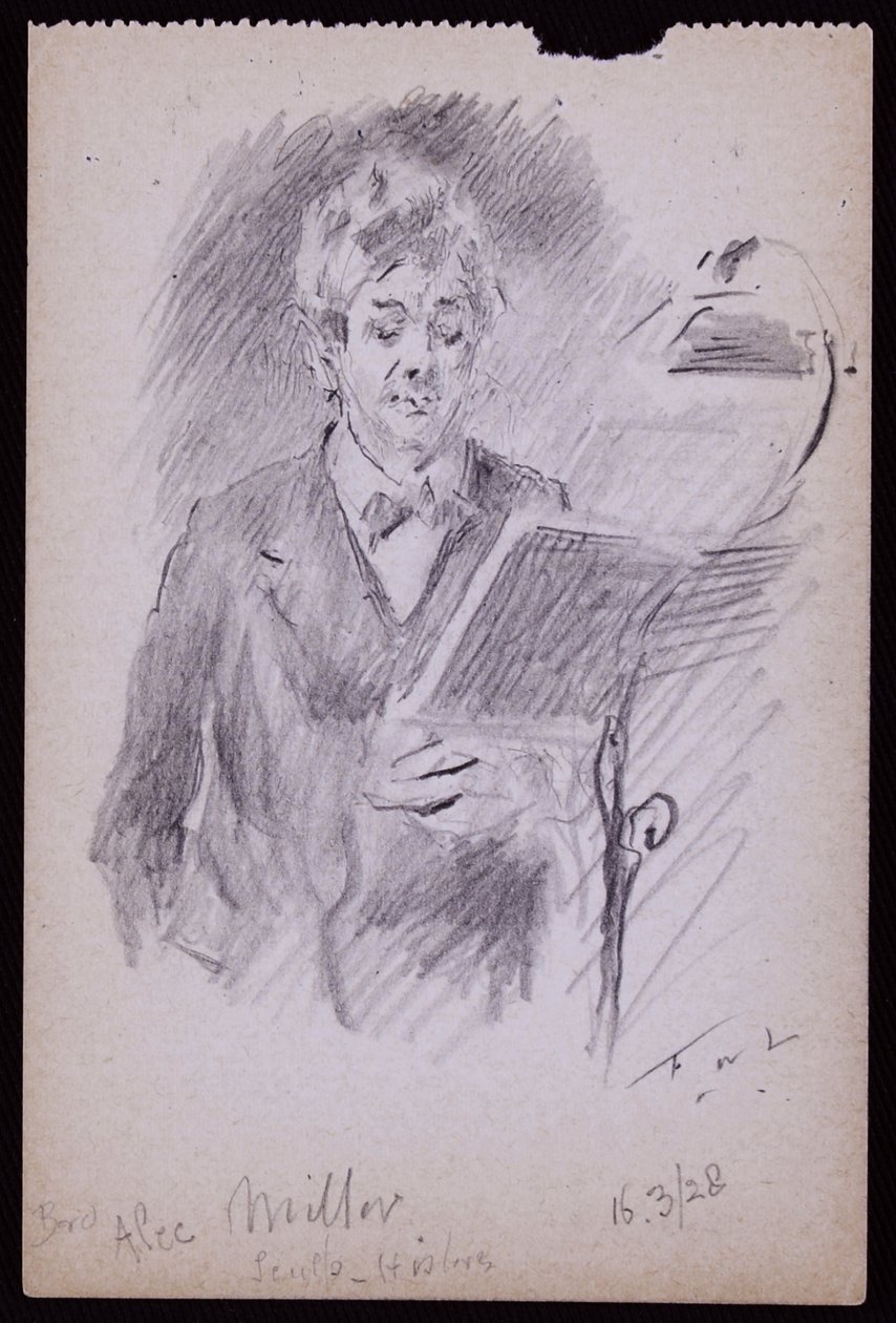 Retrato de Alec Miller de Francis Wilfred Lawson