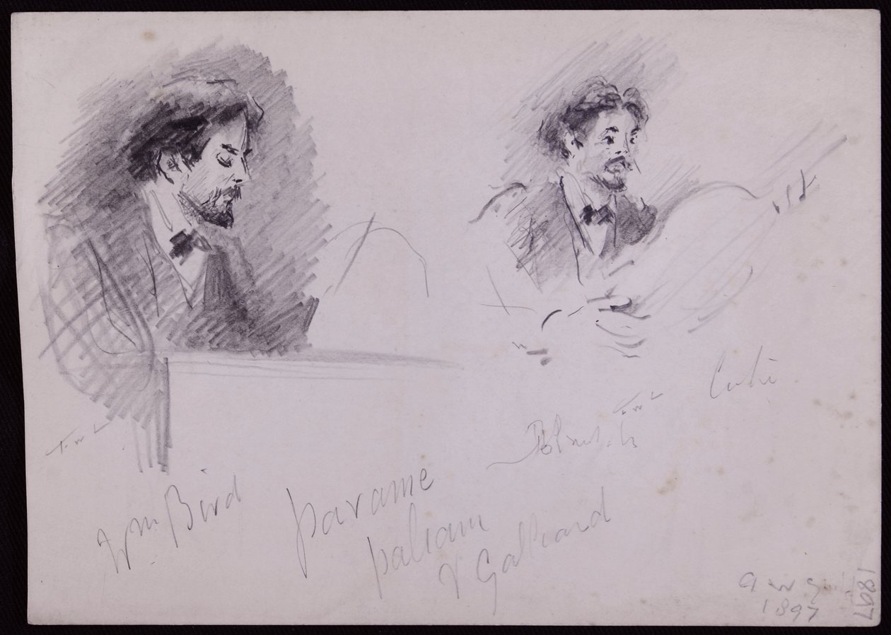 Retrato de Arnold Dolmetsch de Francis Wilfred Lawson