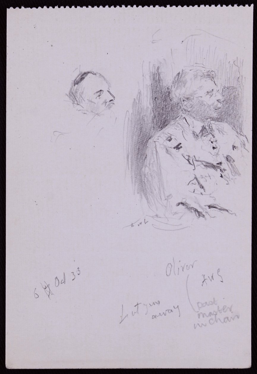 Retrato de Basil Oliver de Francis Wilfred Lawson