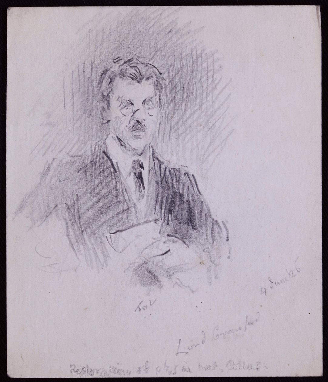 Retrato del Conde de Crawford y Balcarres de Francis Wilfred Lawson