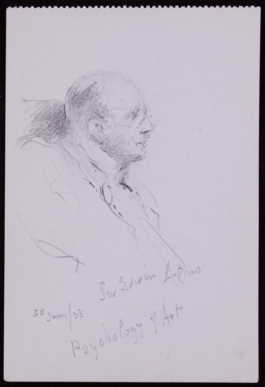 Retrato de Edwin Lutyens de Francis Wilfred Lawson