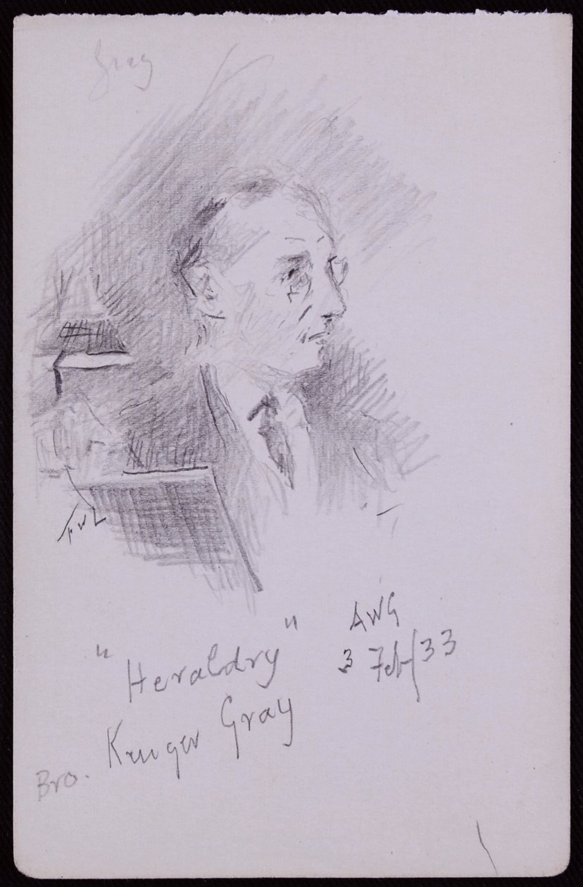 Retrato de George Kruger Gray de Francis Wilfred Lawson