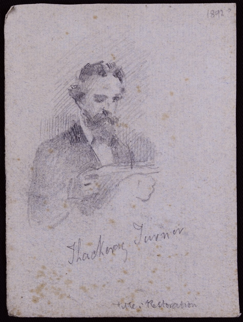 Retrato de H Thackeray Turner de Francis Wilfred Lawson