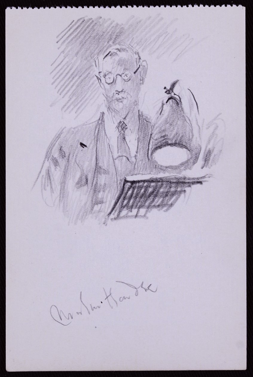 Retrato de Martin Hardie de Francis Wilfred Lawson