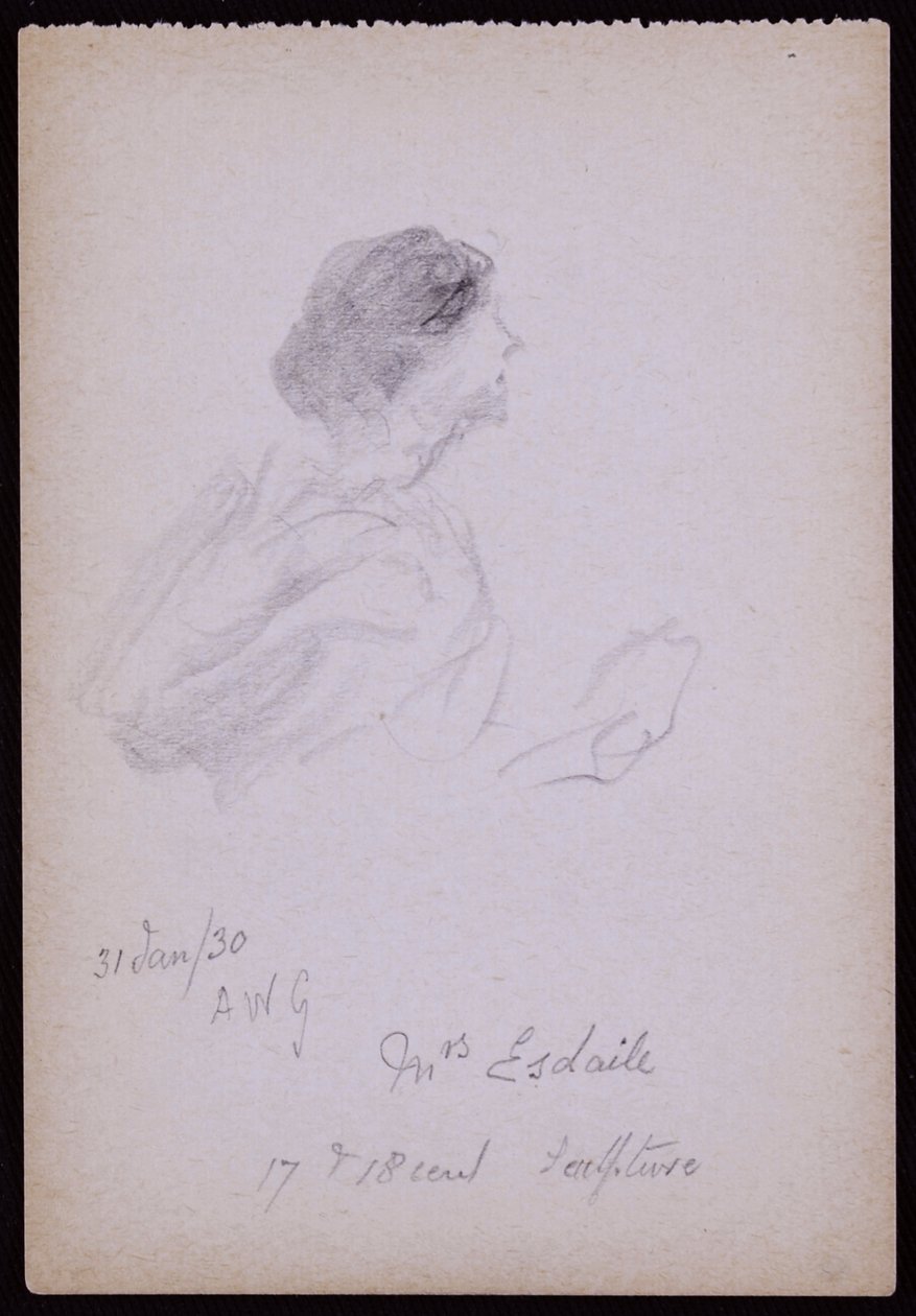 Retrato de la Sra. Arundel Esdaile de Francis Wilfred Lawson
