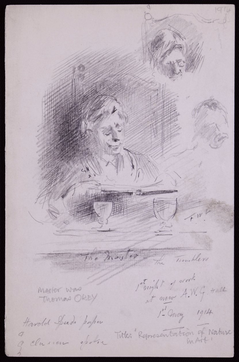 Retrato de Thomas Okey de Francis Wilfred Lawson